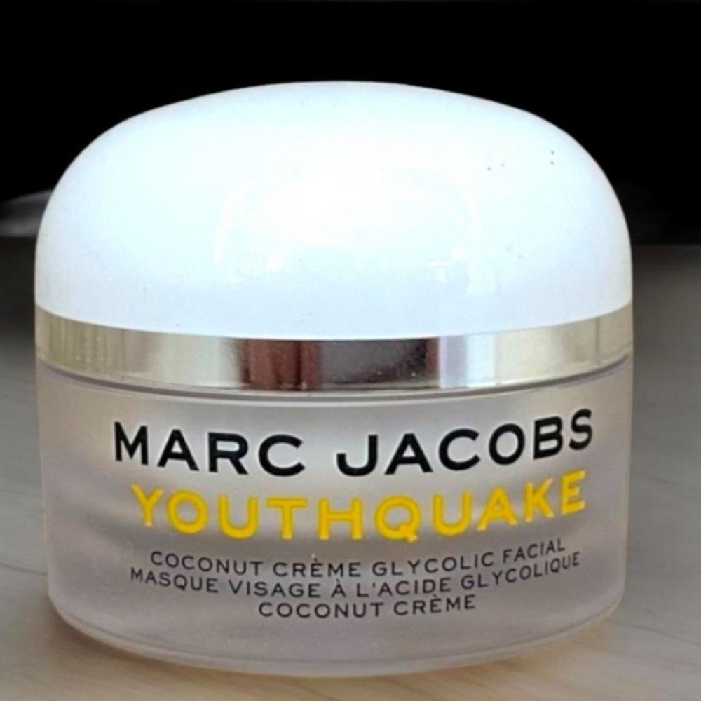 Marc Jacobs Youthquake Coconut Crème Facial Mask - White, Yellow, Silver